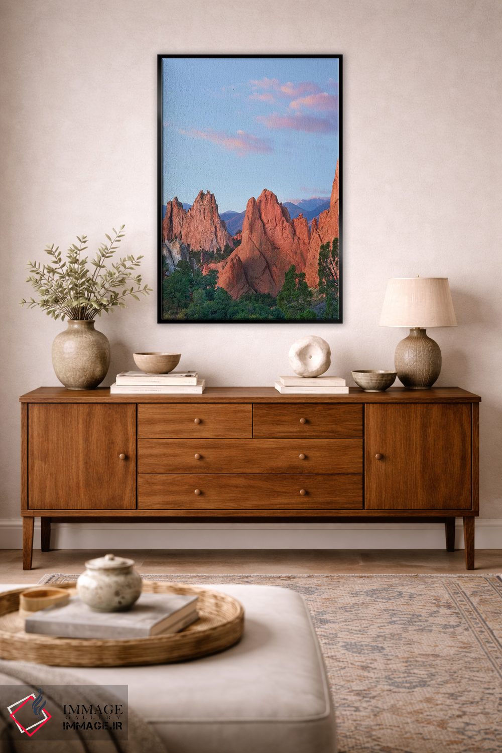 تابلو دکوراتیو Garden Of The Gods, Colorado,پدیده های سنگی، پارک باغ خدای… اثر تیم فیتزهریس - D3B