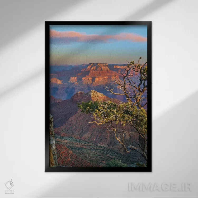 تابلو دکوراتیو Grand Canyon National Park, Arizona,گرند کنیون، پارک ملی گ… اثر تیم فیتزهریس - نمای قابدار مشکی