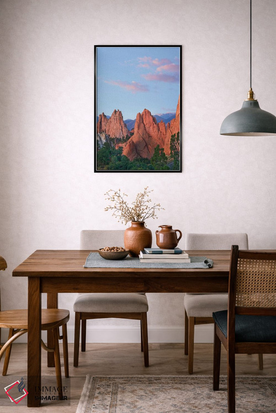 تابلو دکوراتیو Garden Of The Gods, Colorado,پدیده های سنگی، پارک باغ خدای… اثر تیم فیتزهریس - D6B