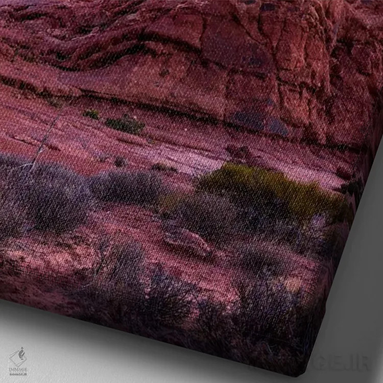 تابلو دکوراتیو Arches National Park, Utah,طاق برجک و کهکشان راه شیری، پار… اثر تیم فیتزهریس - نمای نزدیک بافت بوم