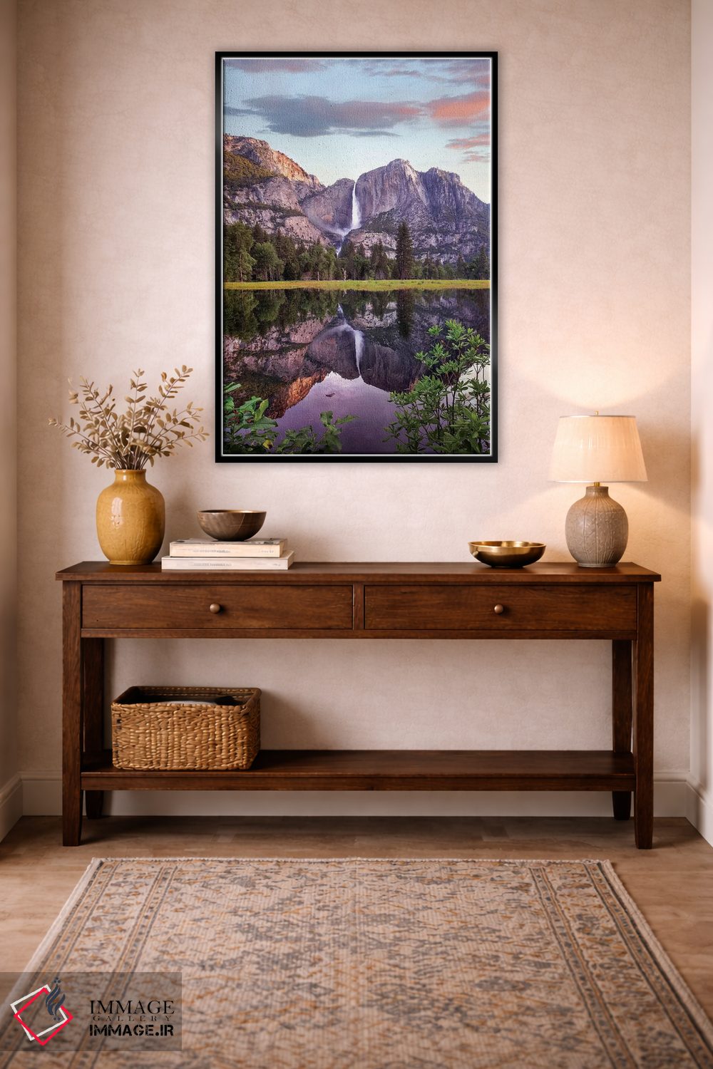 تابلو دکوراتیو Yosemite Valley, Yosemite National Park, California,انعکاس… اثر تیم فیتزهریس - D5B