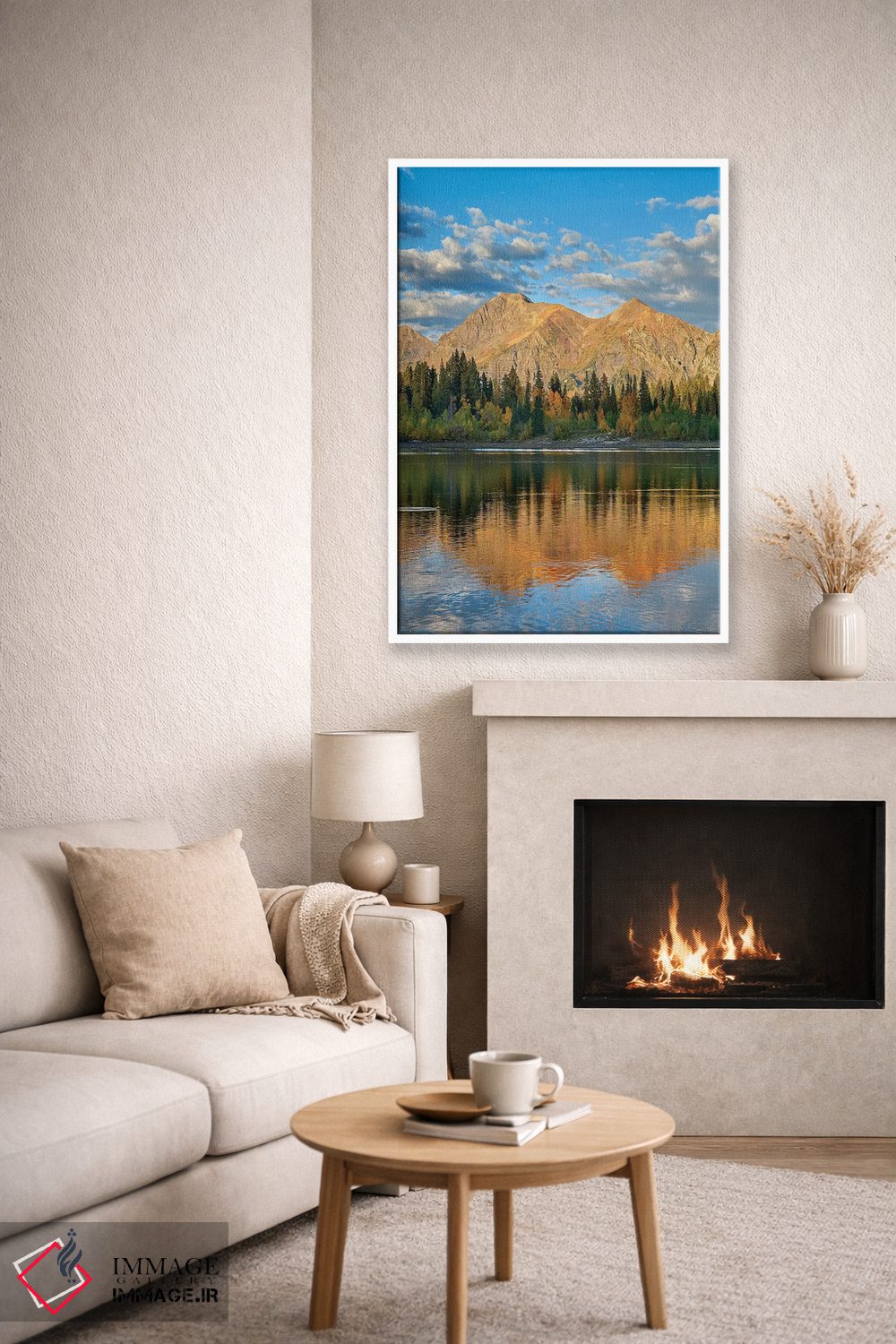 تابلو دکوراتیو Lost Lake Slough, Colorado,رنج روبی، سد مردابی لیک لاست، ک… اثر تیم فیتزهریس - D6W