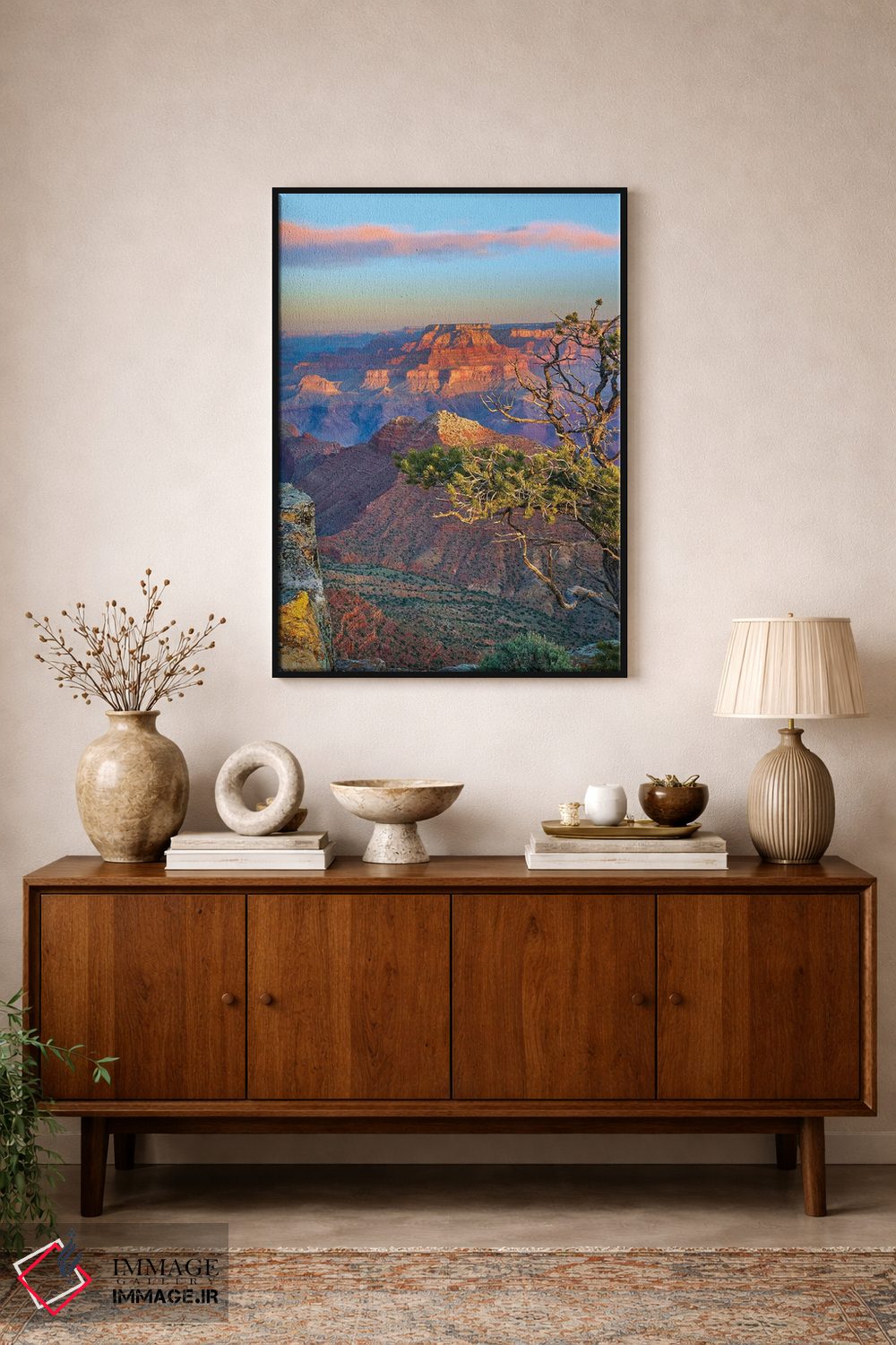 تابلو دکوراتیو Grand Canyon National Park, Arizona,گرند کنیون از نقطه تما… اثر تیم فیتزهریس - D2B