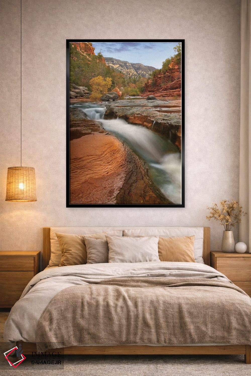 تابلو دکوراتیو Slide Rock State Park, Sedona, Arizona,اوک کریک، پارک ایال… اثر تیم فیتزهریس - D2B