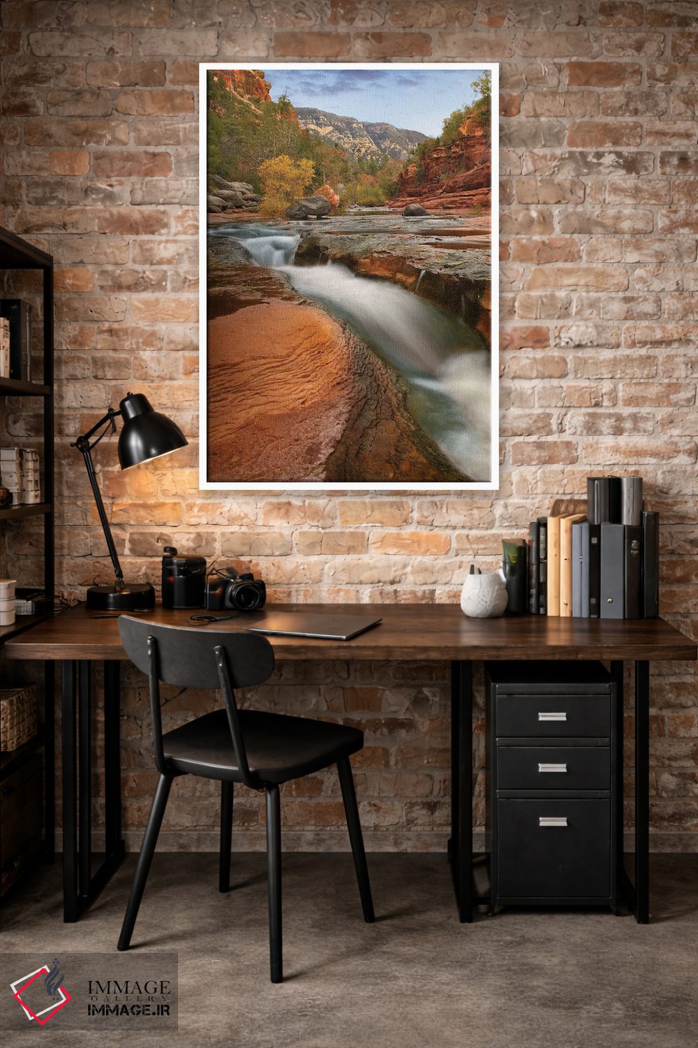 تابلو دکوراتیو Slide Rock State Park, Sedona, Arizona,اوک کریک، پارک ایال… اثر تیم فیتزهریس - D4W