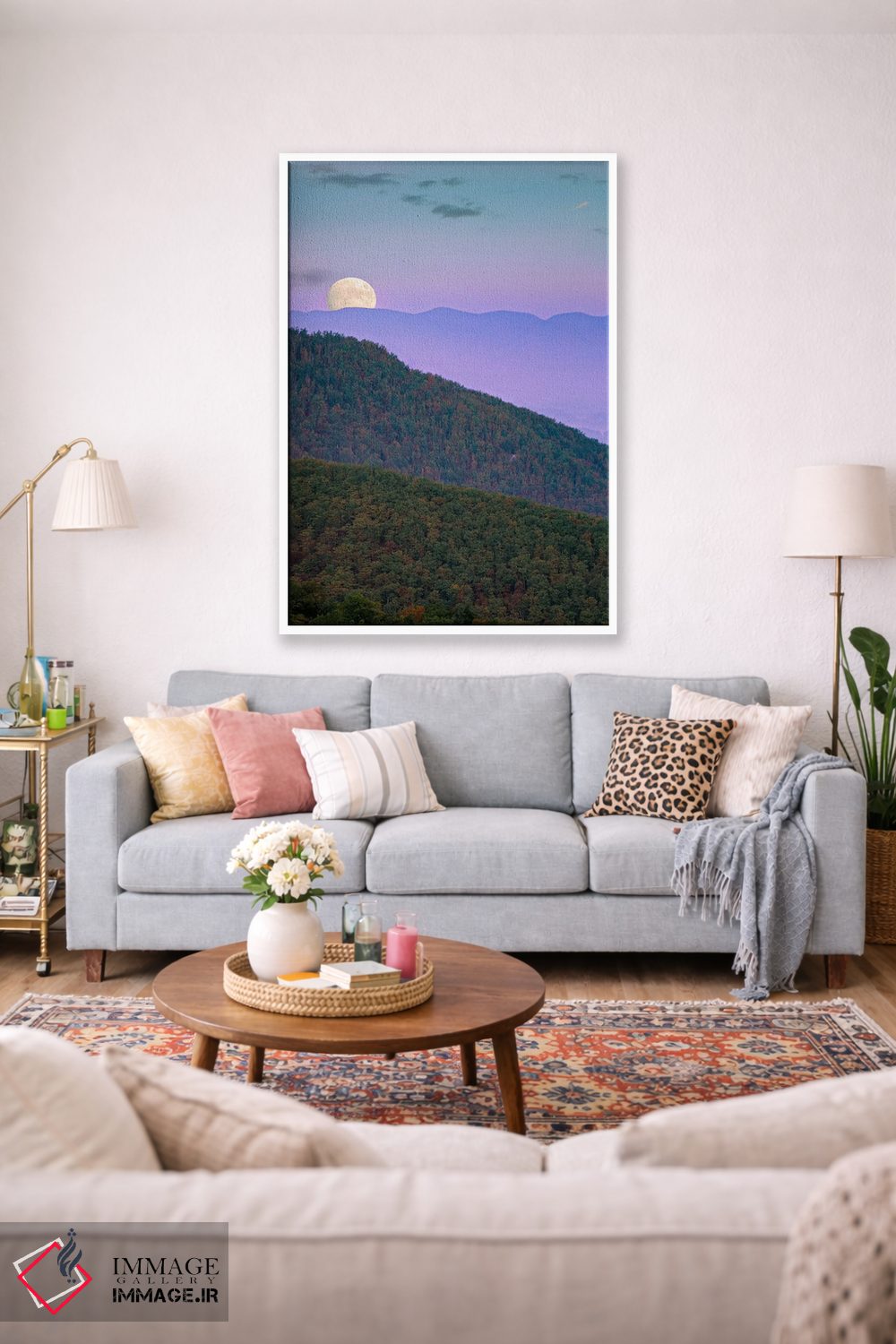 تابلو دکوراتیو Shenandoah National Park, Virginia, Composite,ماه بر فراز… اثر تیم فیتزهریس - D1W