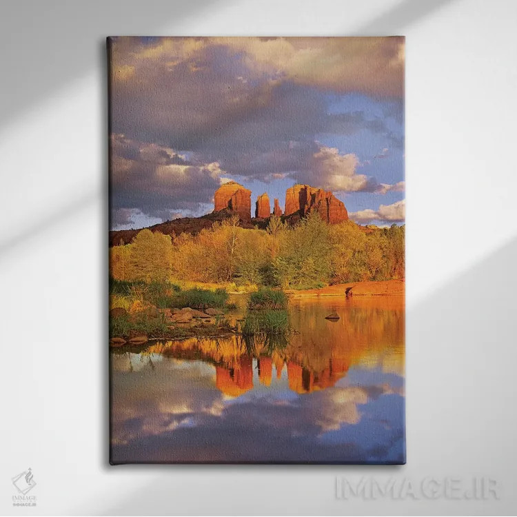تابلو دکوراتیو Red Rock State Park Near Sedona, Arizona III,تصویر صخره کا… اثر تیم فیتزهریس - نمای روبهرو روی دیوار