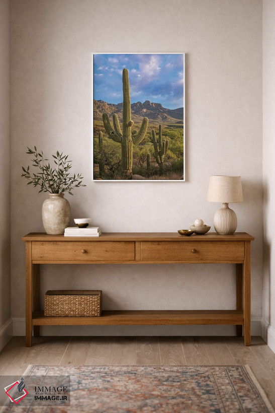 تابلو دکوراتیو Catalina State Park, Arizona,کاکتوس های ساگوارو، پارک ایال… اثر تیم فیتزهریس - D1W