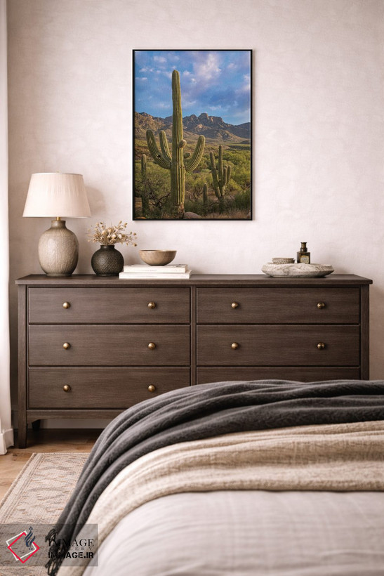 تابلو دکوراتیو Catalina State Park, Arizona,کاکتوس های ساگوارو، پارک ایال… اثر تیم فیتزهریس - D3B