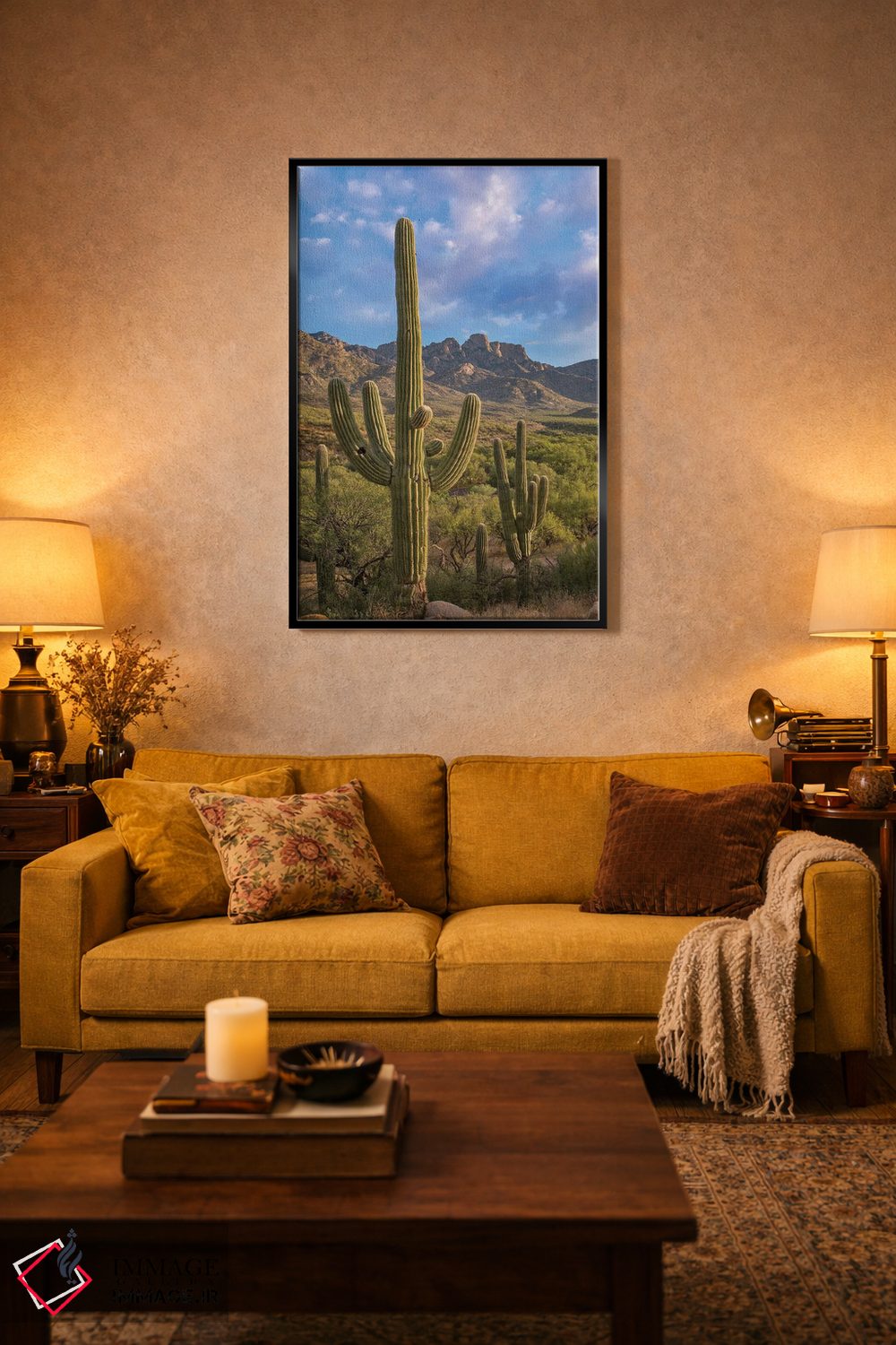 تابلو دکوراتیو Catalina State Park, Arizona,کاکتوس های ساگوارو، پارک ایال… اثر تیم فیتزهریس - D4B