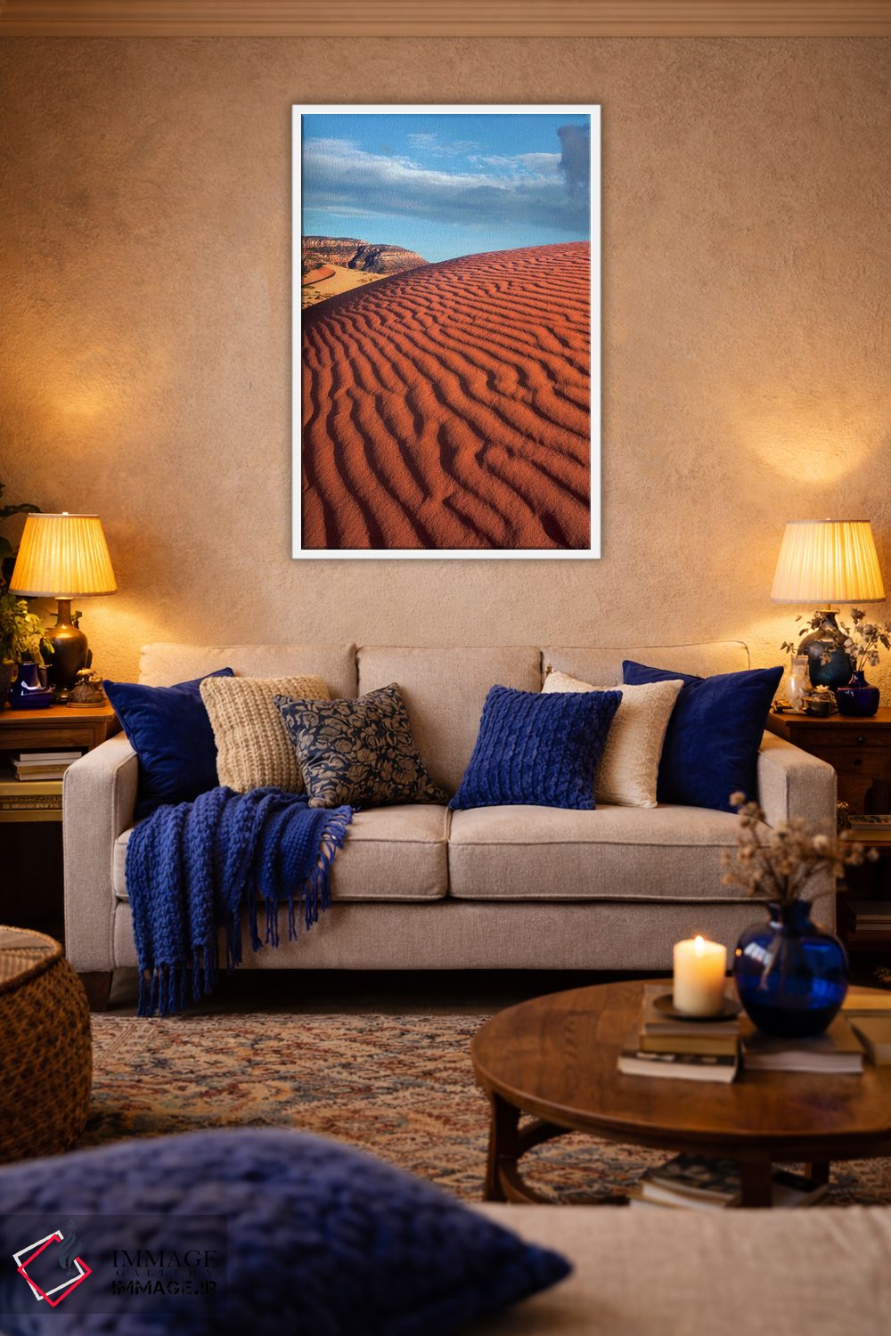 تابلو دکوراتیو Coral Pink Sand Dunes State Park, Utah,موجک ها، پارک ایالت… اثر تیم فیتزهریس - D2W