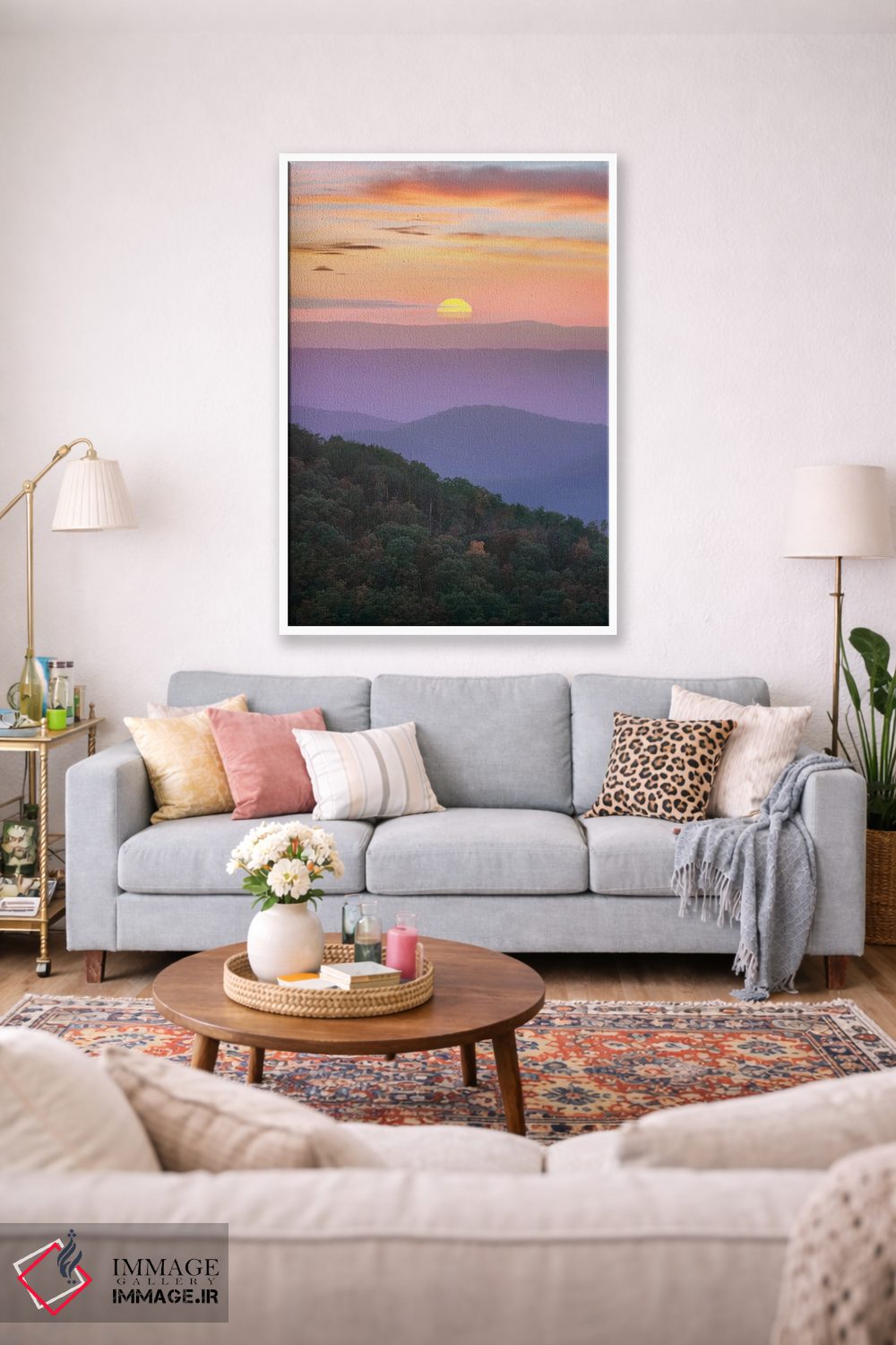 تابلو دکوراتیو Great Smoky Mountains National Park, Tennessee,طلوع کوهستا… اثر تیم فیتزهریس - D1W