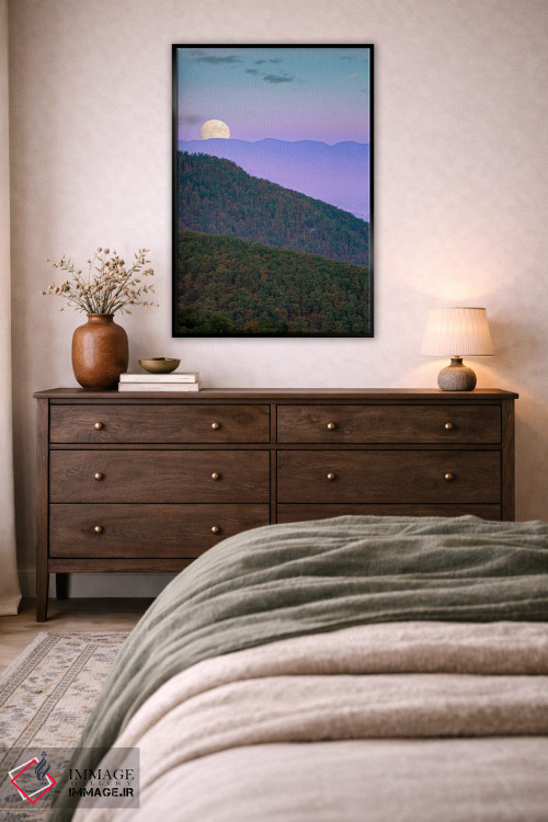 تابلو دکوراتیو Shenandoah National Park, Virginia, Composite,ماه بر فراز… اثر تیم فیتزهریس - D4B