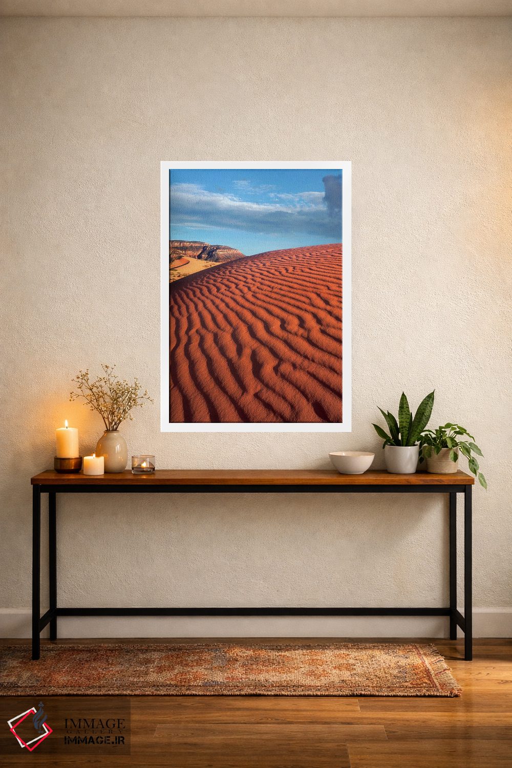 تابلو دکوراتیو Coral Pink Sand Dunes State Park, Utah,موجک ها، پارک ایالت… اثر تیم فیتزهریس - D3W