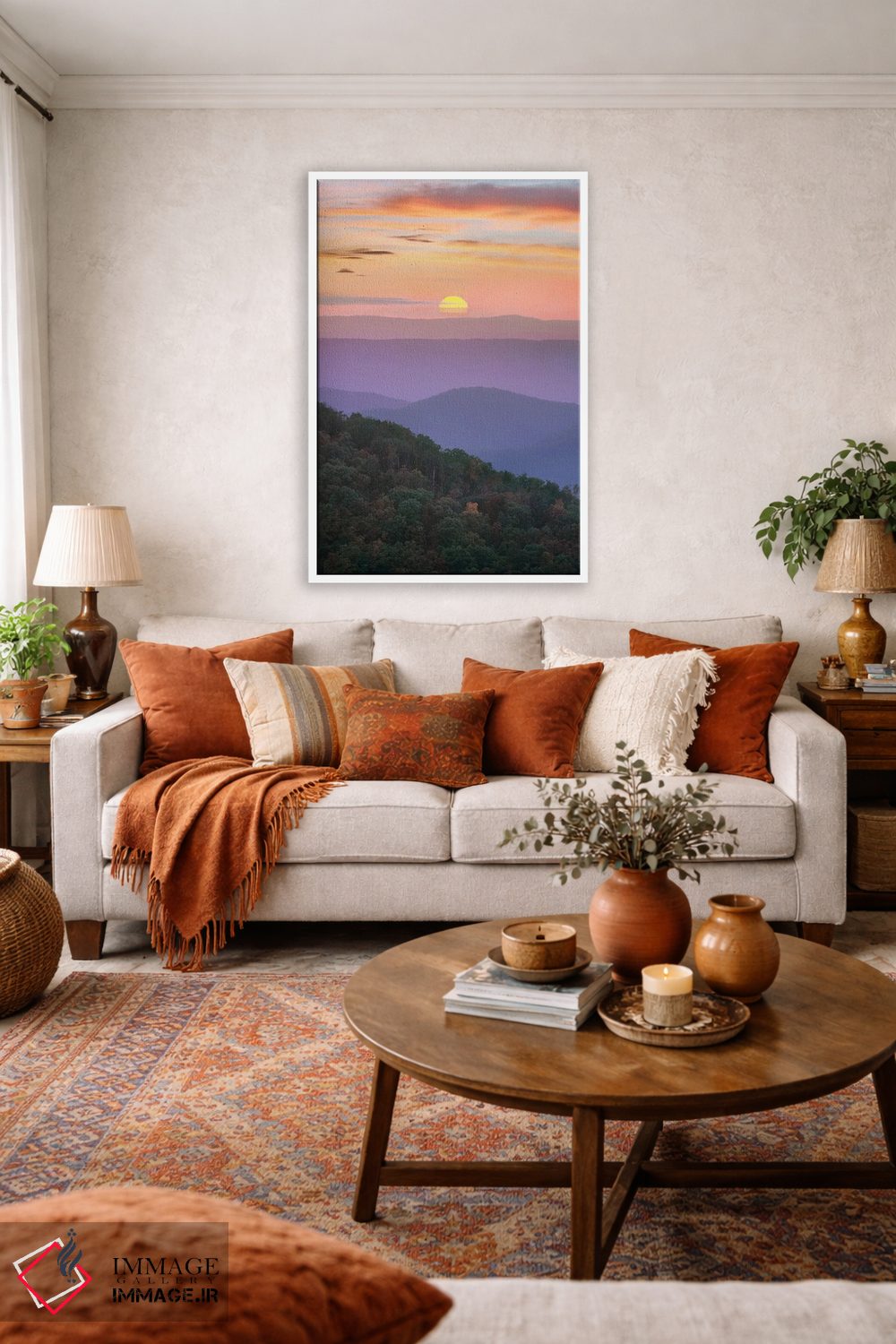 تابلو دکوراتیو Great Smoky Mountains National Park, Tennessee,طلوع کوهستا… اثر تیم فیتزهریس - D2W