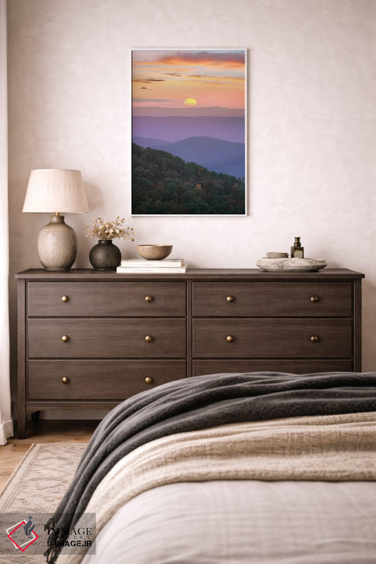 تابلو دکوراتیو Great Smoky Mountains National Park, Tennessee,طلوع کوهستا… اثر تیم فیتزهریس - D3W