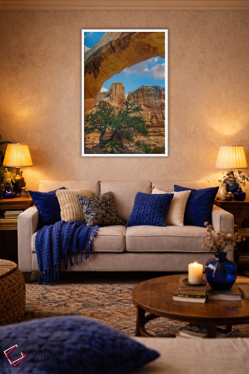 تابلو دکوراتیو Capitol Reef National Park, Utah,پل هیکمن، پارک ملی کپیتول… اثر تیم فیتزهریس - D2W