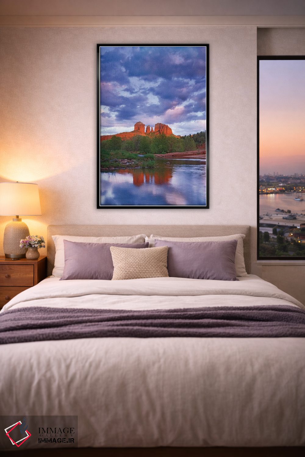 تابلو دکوراتیو Red Rock State Park Near Sedona, Arizona II,تصویر صخره کات… اثر تیم فیتزهریس - D5B