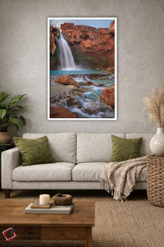 تابلو دکوراتیو Grand Canyon, Arizona III,آبشار هاواسو، گرند کنیون، آریزون… اثر تیم فیتزهریس - D1W