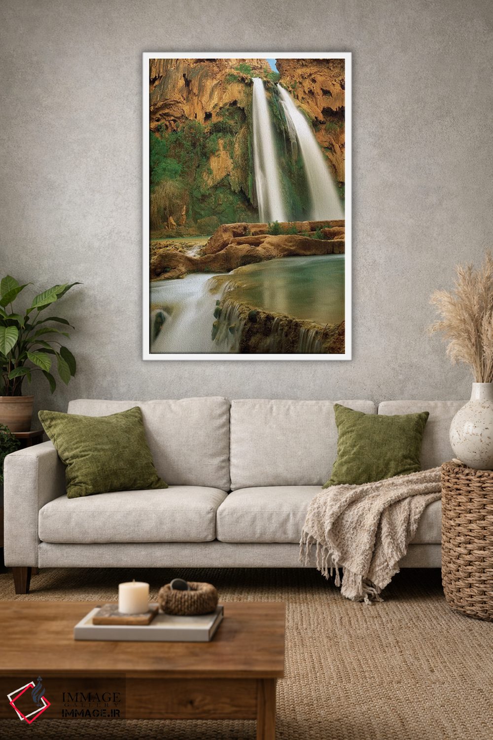 تابلو دکوراتیو Havasu Falls, Grand Canyon, Arizona,نهر هاواسو تغذیه شونده… اثر تیم فیتزهریس - D1W