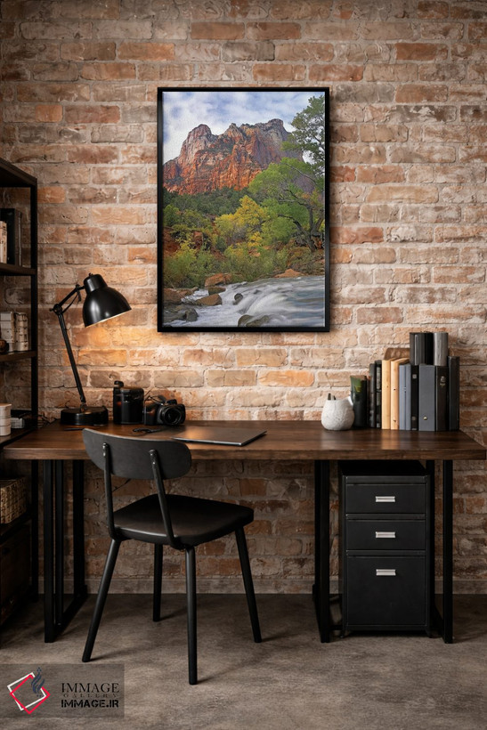 تابلو دکوراتیو Zion National Park, Utah,صخره های پدران مقدس، پارک ملی زای… اثر تیم فیتزهریس - D5B