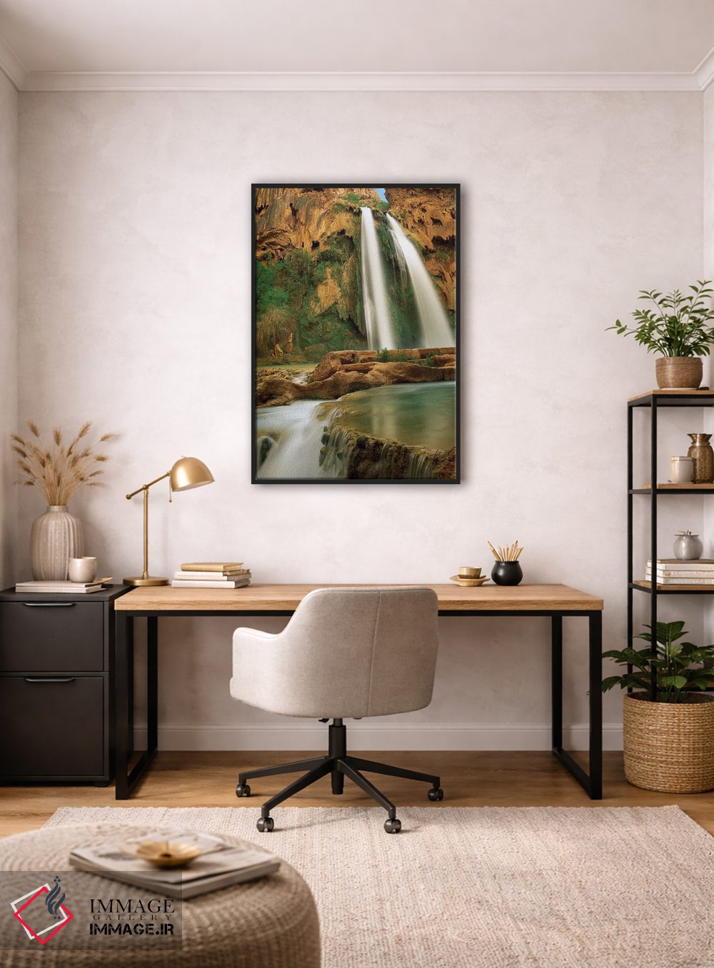 تابلو دکوراتیو Havasu Falls, Grand Canyon, Arizona,نهر هاواسو تغذیه شونده… اثر تیم فیتزهریس - D3B