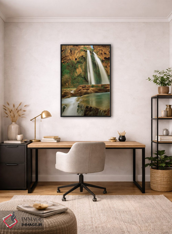 تابلو دکوراتیو Havasu Falls, Grand Canyon, Arizona,نهر هاواسو تغذیه شونده… اثر تیم فیتزهریس - D3B