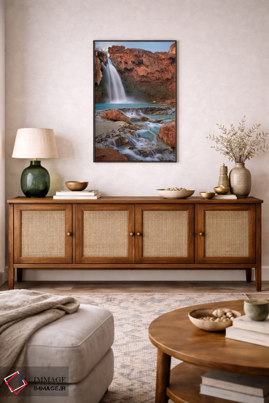 تابلو دکوراتیو Grand Canyon, Arizona III,آبشار هاواسو، گرند کنیون، آریزون… اثر تیم فیتزهریس - D3B