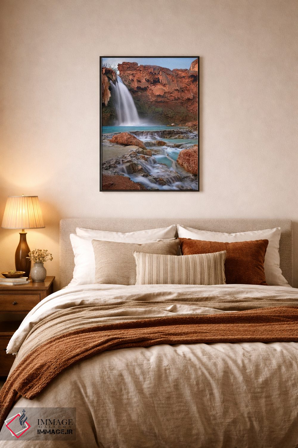تابلو دکوراتیو Grand Canyon, Arizona III,آبشار هاواسو، گرند کنیون، آریزون… اثر تیم فیتزهریس - D6B