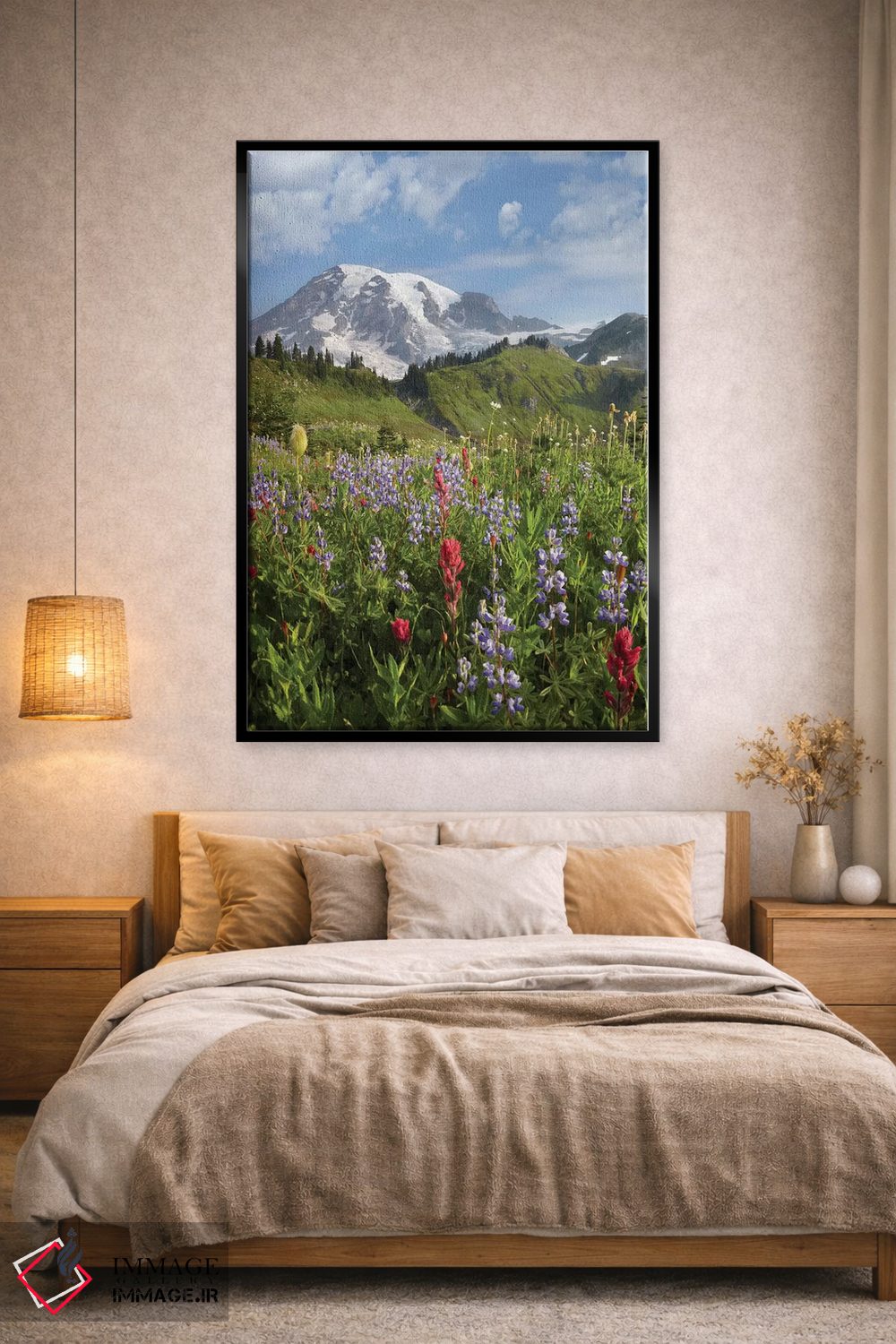 تابلو دکوراتیو Mount Rainier National Park, Washington,چمنزار پارادایس و… اثر تیم فیتزهریس - D2B