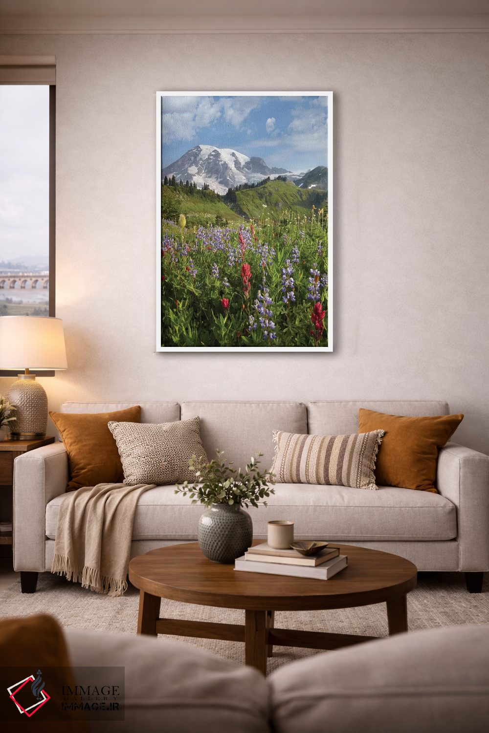 تابلو دکوراتیو Mount Rainier National Park, Washington,چمنزار پارادایس و… اثر تیم فیتزهریس - D4W