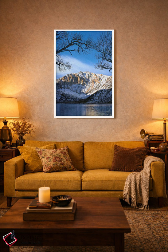 تابلو دکوراتیو Eastern Sierra Nevada, California II,انعکاس کوه لورل در در… اثر تیم فیتزهریس - D4W