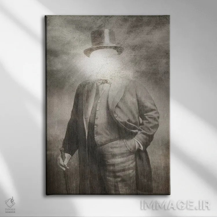 تابلو دکوراتیو آقای آفتاب اثر تری فن - نمای روبهرو روی دیوار