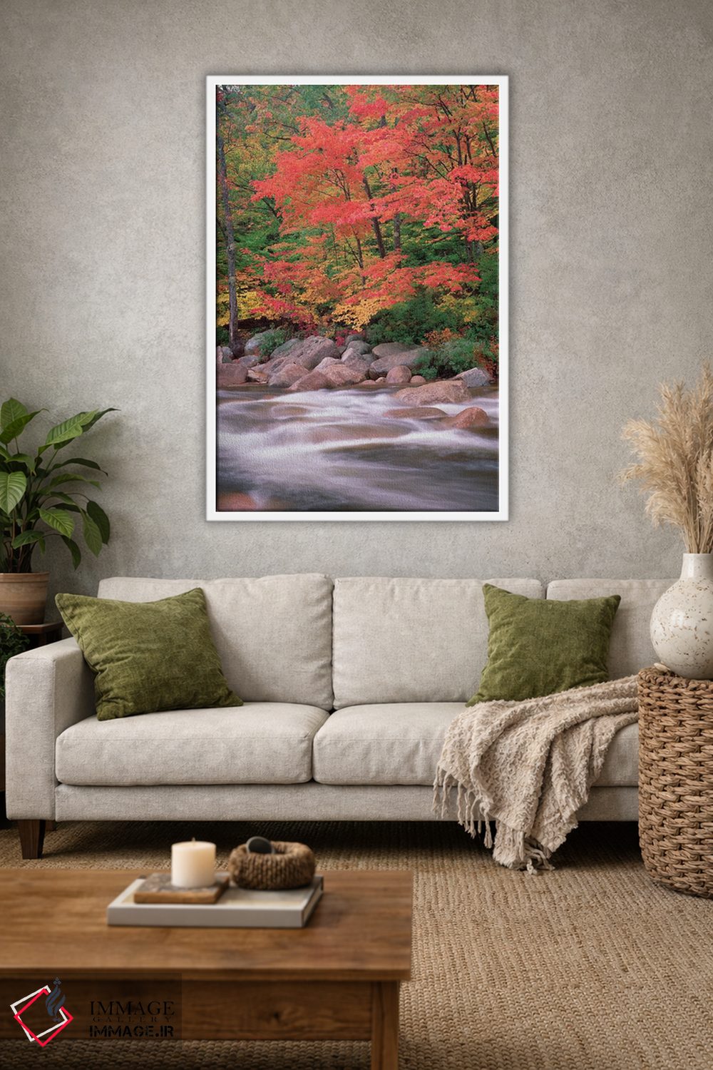 تابلو دکوراتیو White Mountains National Forest, New Hampshire,پاییز در ام… اثر تیم فیتزهریس - D1W