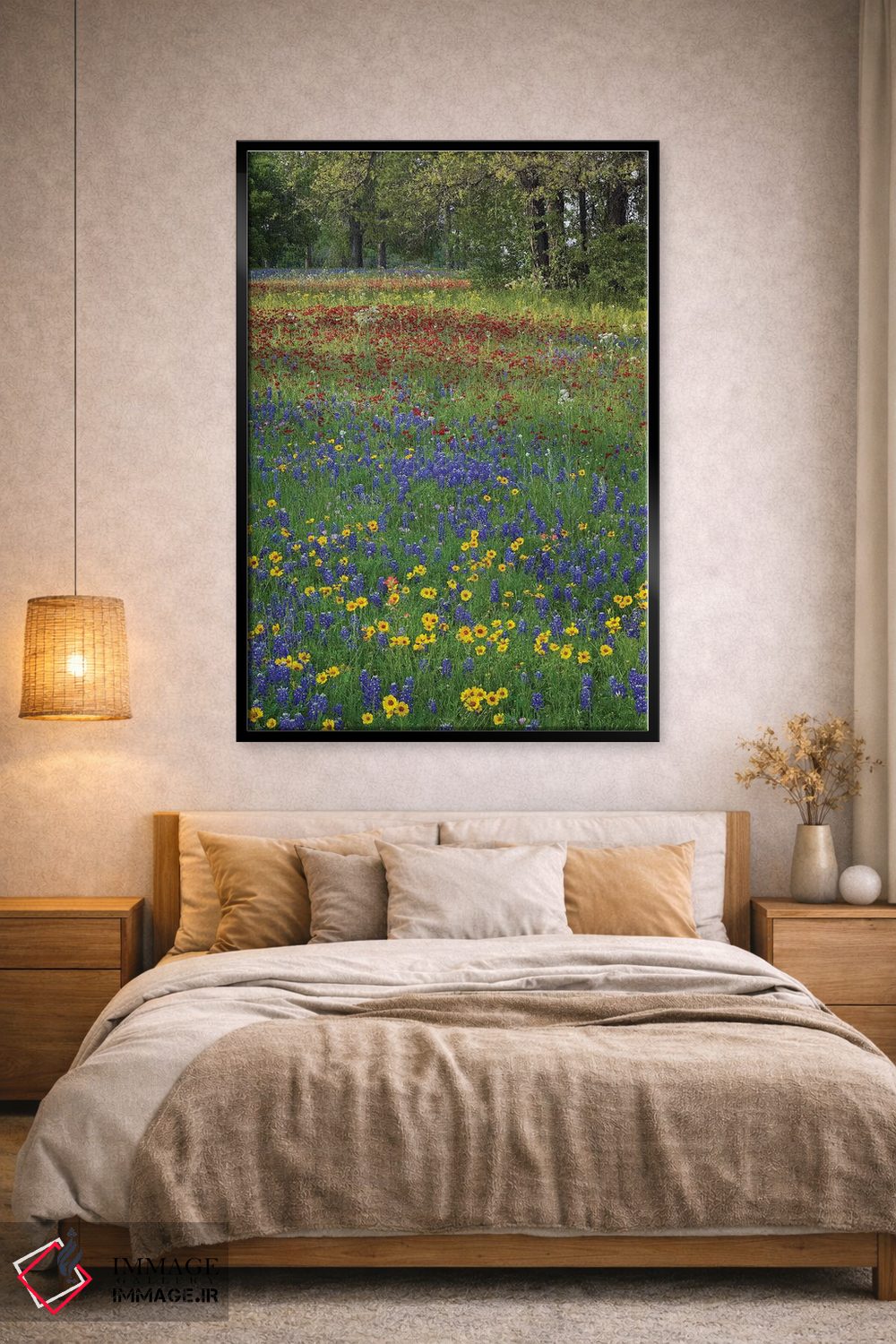 تابلو دکوراتیو Drummond's Phlox And Tickseed, Fort Parker State Park, Tex… اثر تیم فیتزهریس - D2B