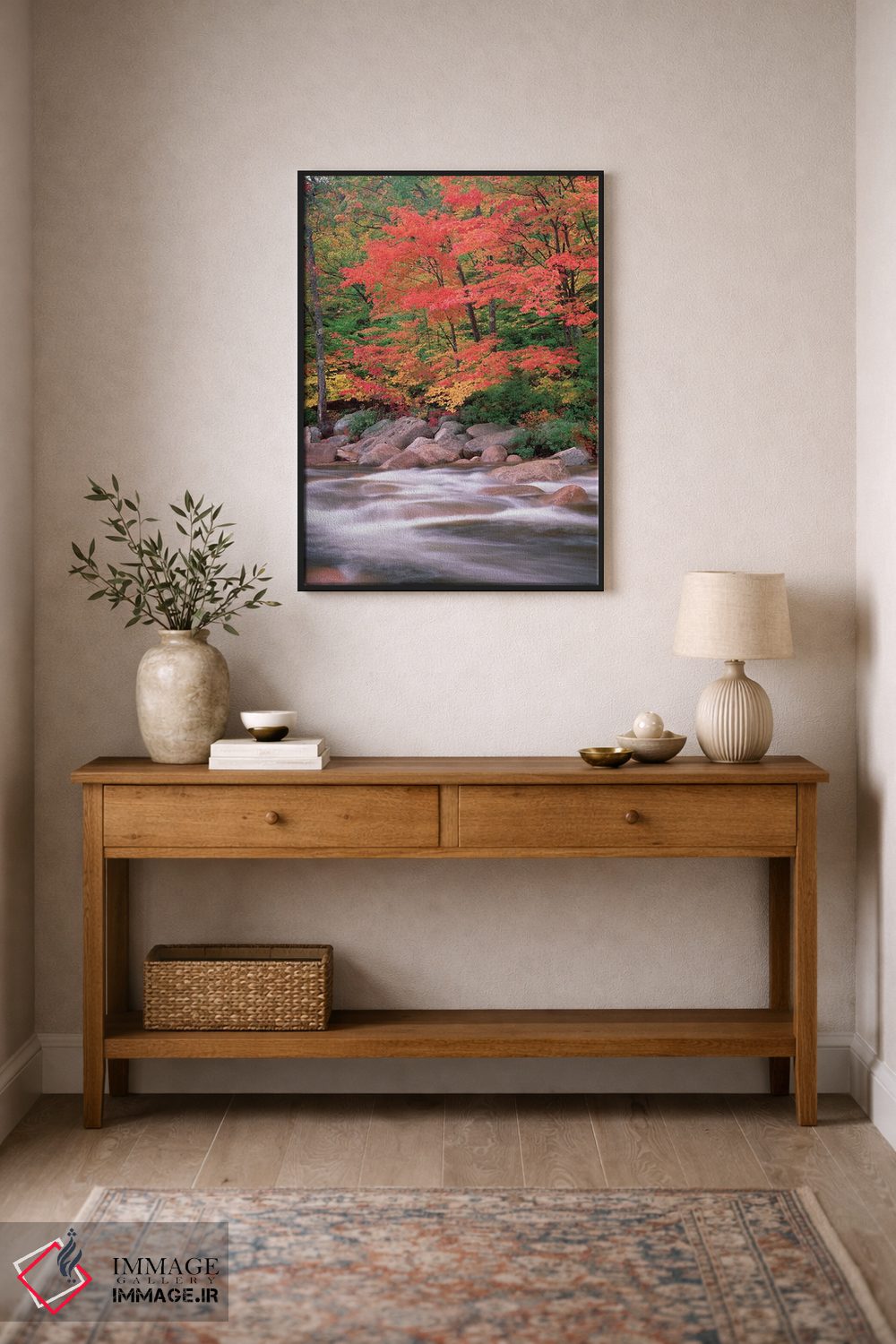 تابلو دکوراتیو White Mountains National Forest, New Hampshire,پاییز در ام… اثر تیم فیتزهریس - D2B