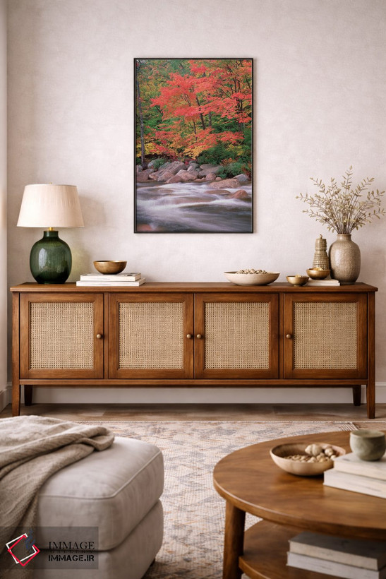 تابلو دکوراتیو White Mountains National Forest, New Hampshire,پاییز در ام… اثر تیم فیتزهریس - D3B