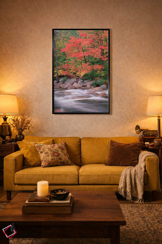 تابلو دکوراتیو White Mountains National Forest, New Hampshire,پاییز در ام… اثر تیم فیتزهریس - D4B