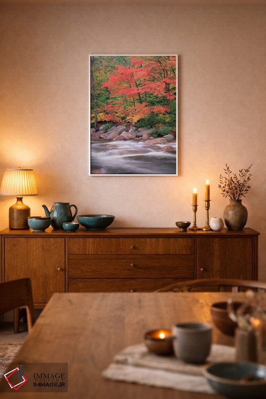 تابلو دکوراتیو White Mountains National Forest, New Hampshire,پاییز در ام… اثر تیم فیتزهریس - D6W
