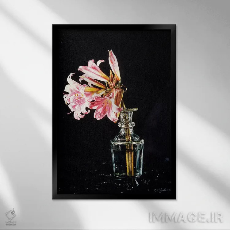 تابلو دکوراتیو تئاترها I اثر تیـتی گارلی - نمای قابدار مشکی
