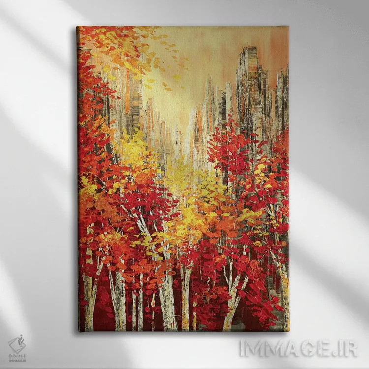 تابلو دکوراتیو جایگاه پارک اثر تاتیانا ایلیینا - نمای روبهرو روی دیوار