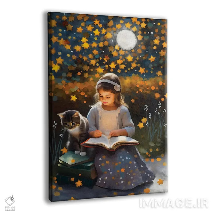 تابلو دکوراتیو عشق اکتبری اثر توماس لیتل - نمای پرسپکتیو محصول