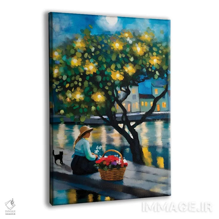 تابلو دکوراتیو مارسی اثر توماس لیتل - نمای پرسپکتیو محصول
