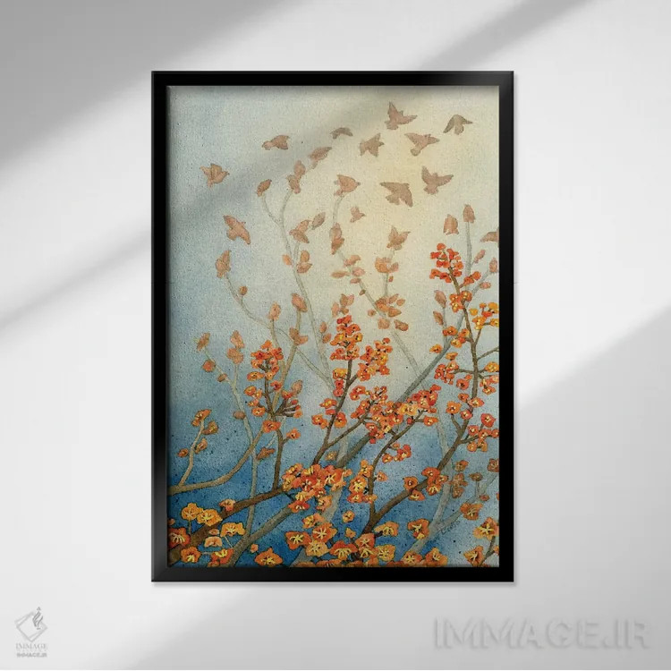 تابلو دکوراتیو پرواز کن ۳ اثر تریسی لیزوت - نمای قابدار مشکی