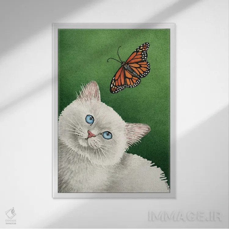 تابلو دکوراتیو زیبایی باغ اثر تریسی لیزوت - نمای قابدار سفید