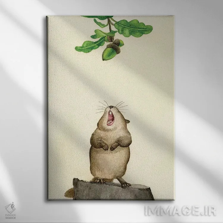 تابلو دکوراتیو تفکر آرزومندانه اثر تریسی لیزوت - نمای روبهرو روی دیوار