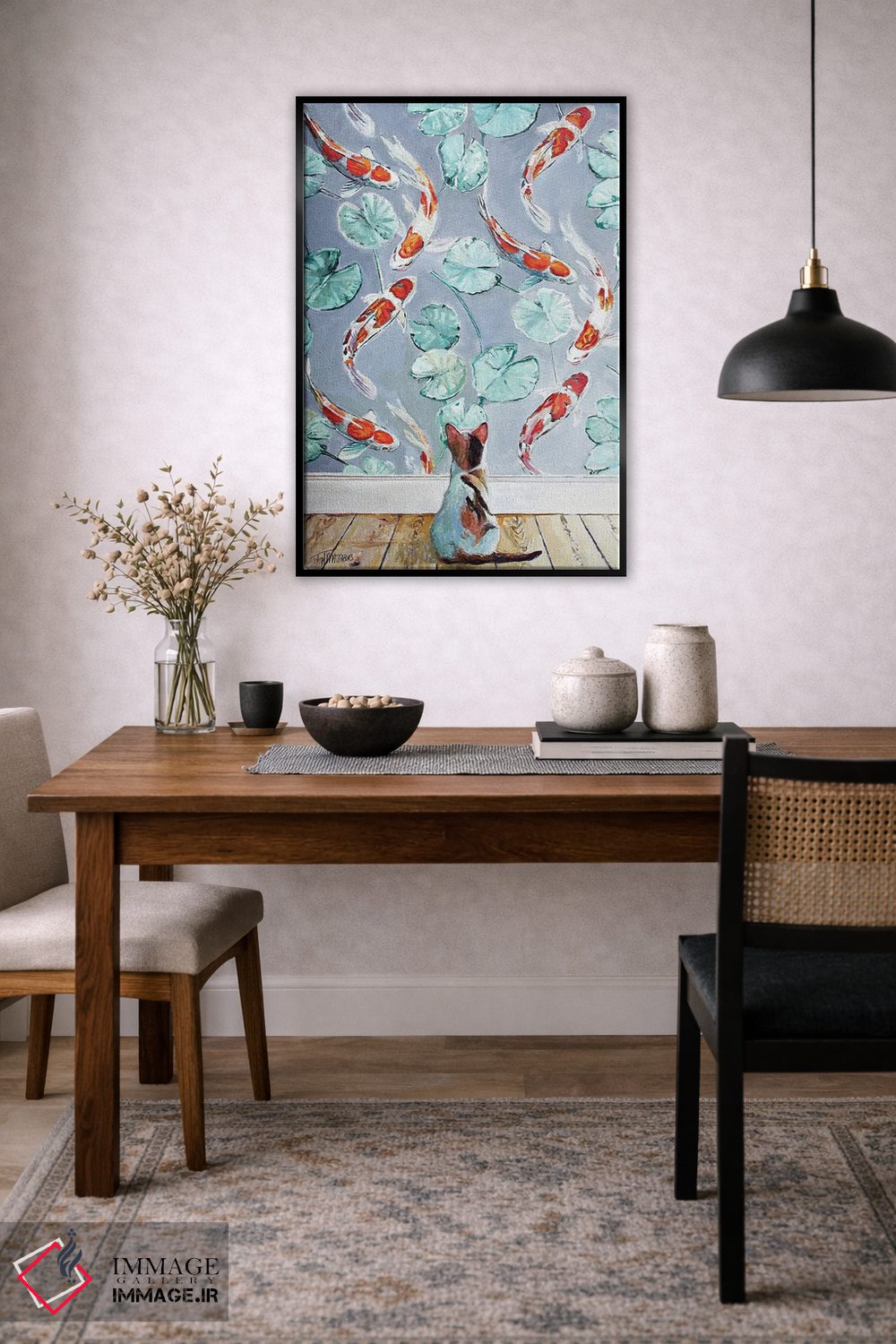 تابلو دکوراتیو احساس گربه ای ۳ اثر تیموتی آدام متیوز - D6B