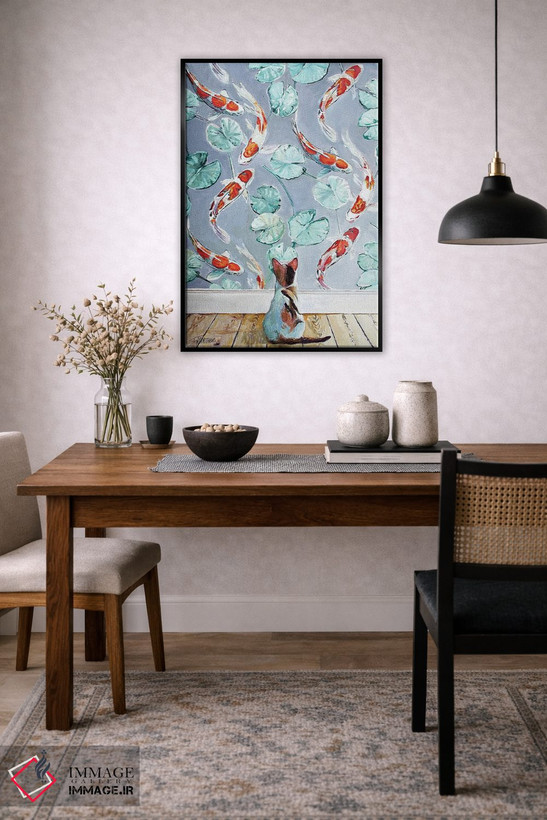 تابلو دکوراتیو احساس گربه ای ۳ اثر تیموتی آدام متیوز - D6B