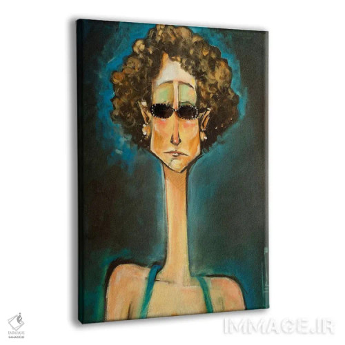 تابلو دکوراتیو آفتاب سوختگی اثر تیم نیبرگ - نمای پرسپکتیو محصول