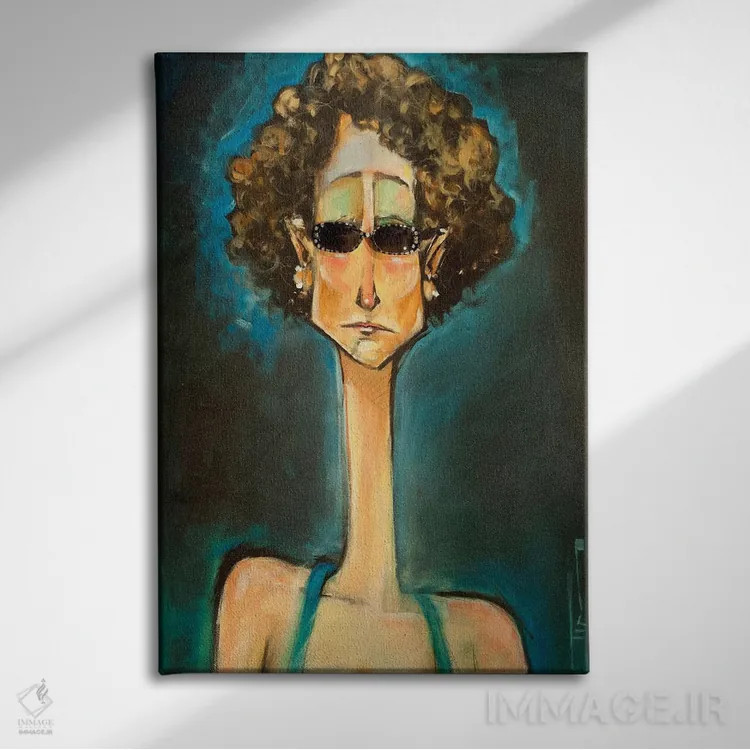 تابلو دکوراتیو آفتاب سوختگی اثر تیم نیبرگ - نمای روبهرو روی دیوار